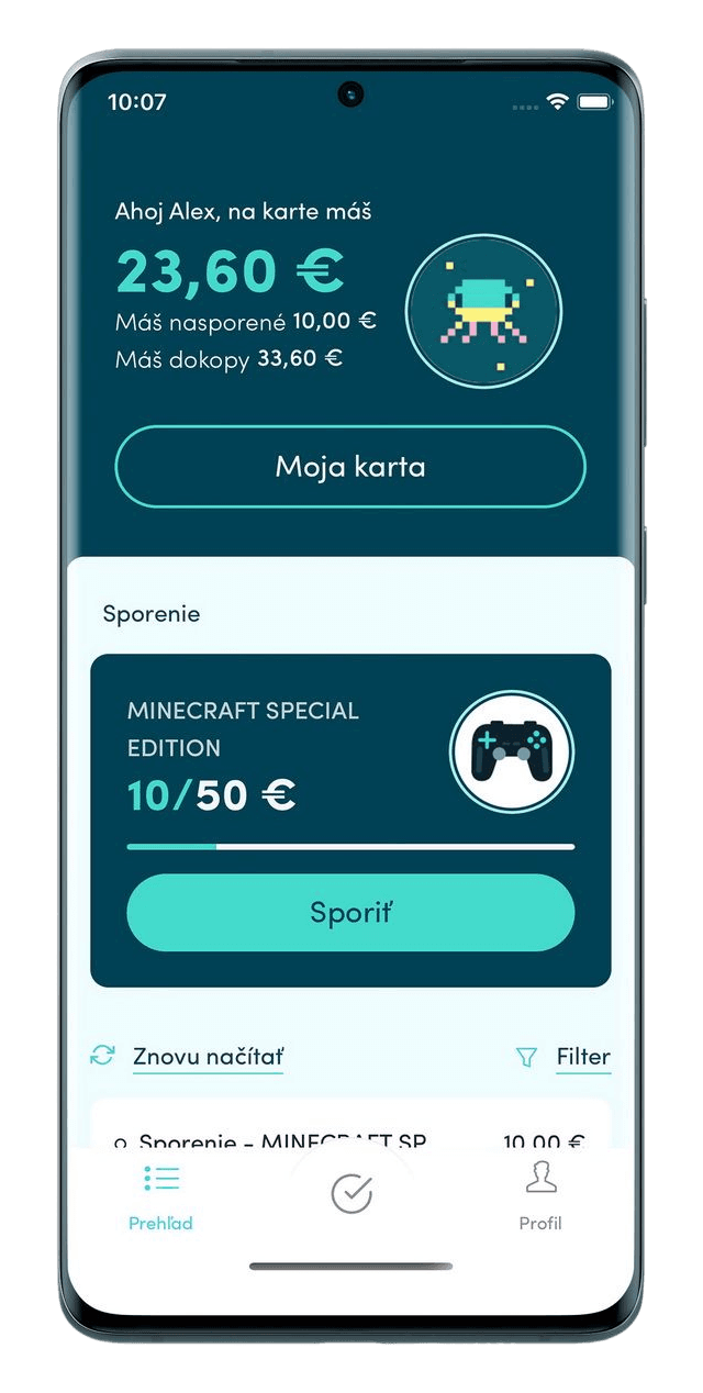 Smartie - Main dashboard